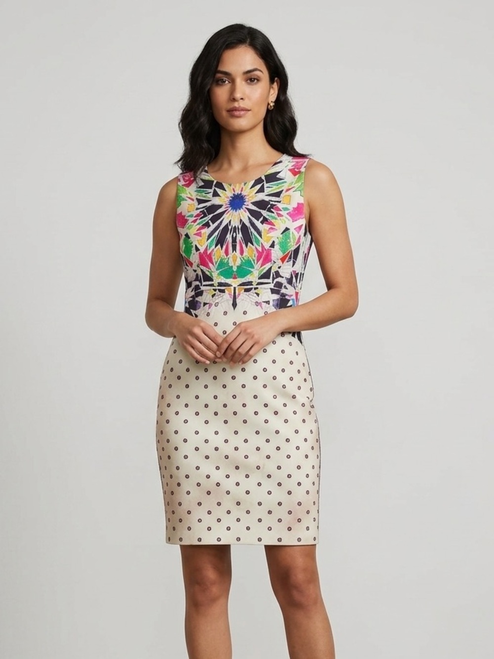 Animapop Sz S Reversible Whimsical Printed Bodycon Dress